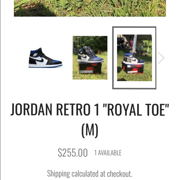 Jordan 1 “Royal Toe” - Picture 4 of 4